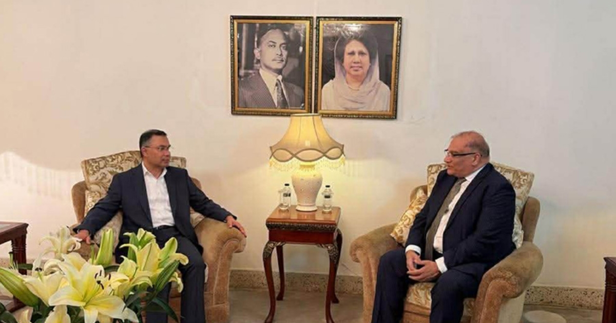 তারেক রহমানের সঙ্গে পাকিস্তানের হাইকমিশনারের সাক্ষাৎ