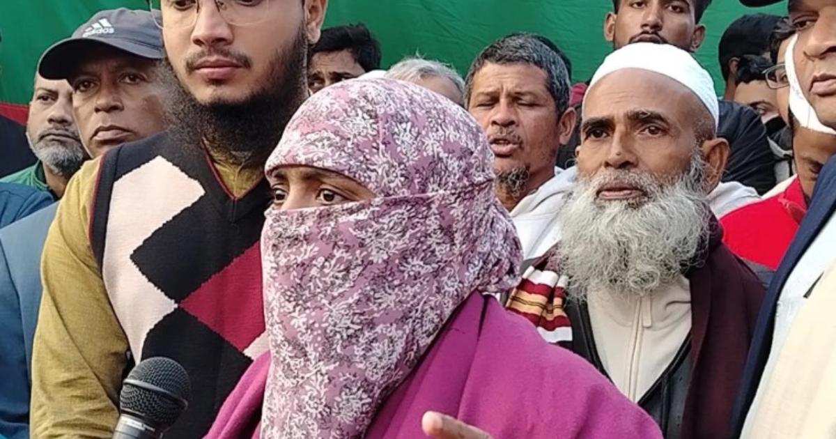 ওসমান হাদি আরও ৫ বছর বাঁচলে দেশ হতো জনতার : মাসুমা হাদি