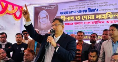 বেগম খালেদা জিয়া ছিলেন আপসহীন গণতন্ত্রের প্রতীক : সালাহউদ্দিন আহমদ