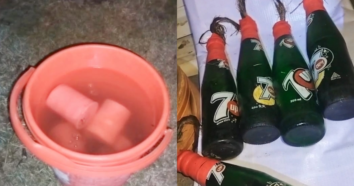 নলডাঙ্গায় মহাসড়কের পাশে পেট্রোল বোমা ও ককটেল উদ্ধার