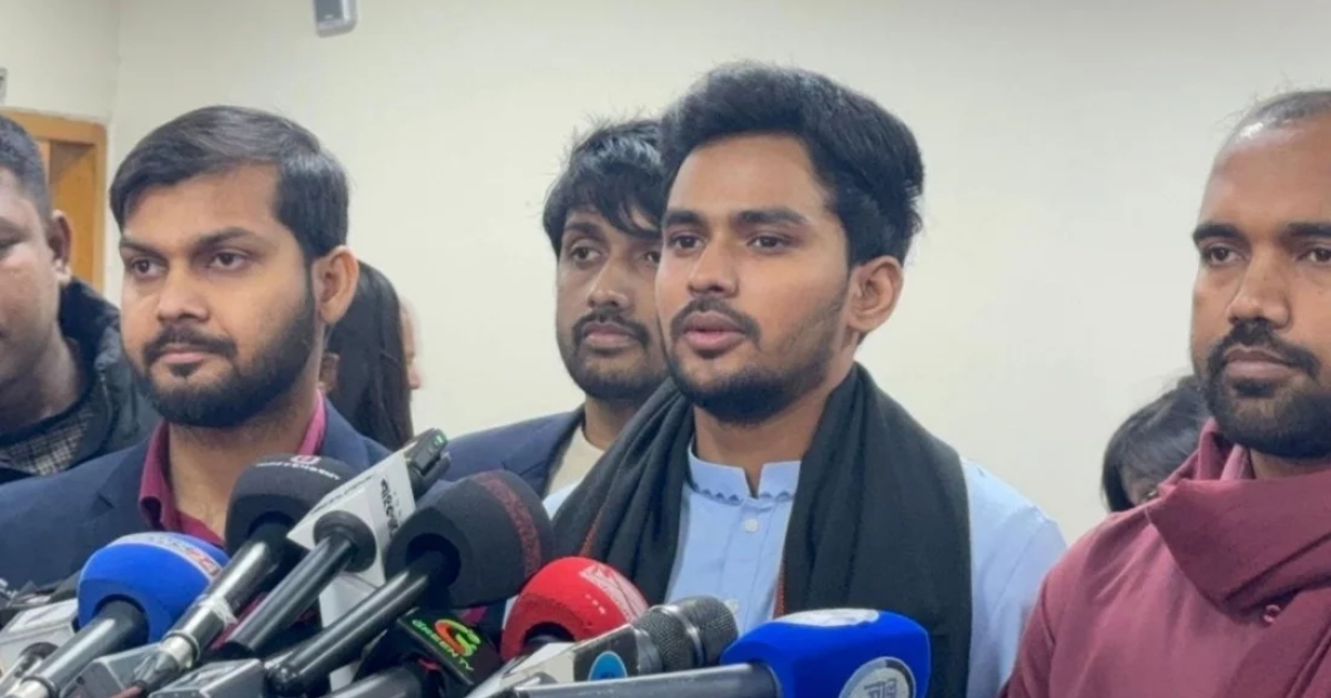 পরিষ্কারভাবে বলছি, আমরা চাই না জাতীয় পার্টি নির্বাচনে থাকুক : ইসিকে আসিফ মাহমুদ