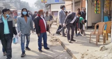 টাঙ্গাইল শহরকে পরিচ্ছন্ন ও ফুটপাত দখল মুক্ত করতে পৌর প্রশাসকের অভিযান শুরু