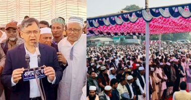 আ.লীগ নেতার বাবার জানাজায় সালাহউদ্দিন ও জামায়াত প্রার্থী