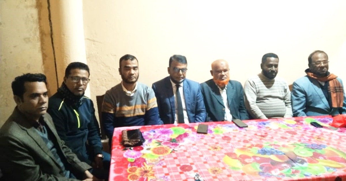 নবম পে-স্কেলের দাবিতে লালমোহনে প্রতীকী অনশন ও আলোচনা সভা