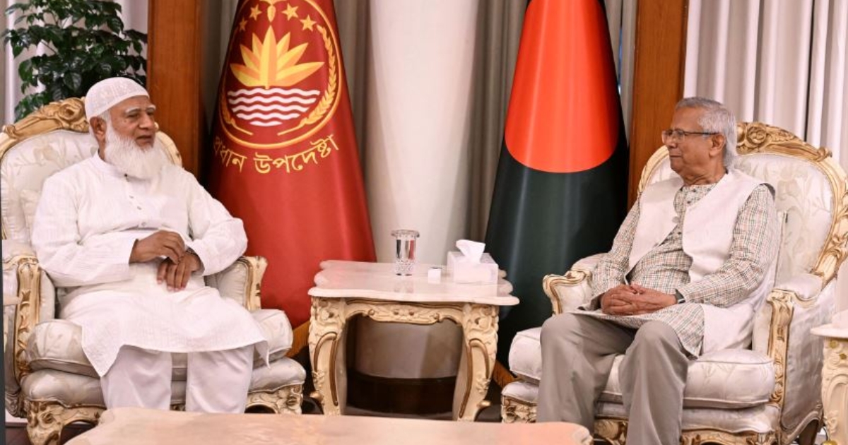সন্ধ্যায় প্রধান উপদেষ্টার সঙ্গে সাক্ষাৎ করবেন জামায়াত আমির