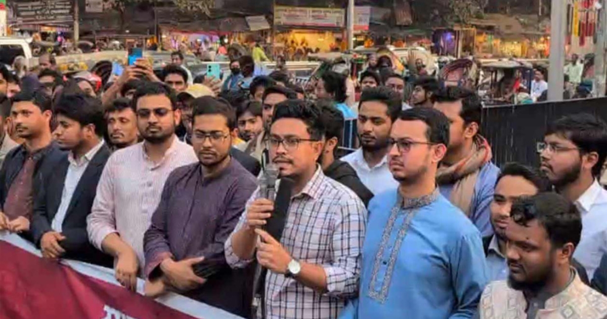 নির্বাচনে হার-জিত থাকবেই, হারার আশঙ্কায় নির্বাচন বন্ধের অপচেষ্টা ছাত্রসমাজ মেনে নেবে না : সাদিক কায়েম