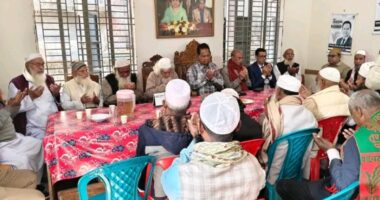 তাবলীগ জামাতের জেলা ও উপজেলা নেতৃবৃন্দের সঙ্গে এবিএম মোশাররফ হোসেনের সৌজন্য সাক্ষাৎ