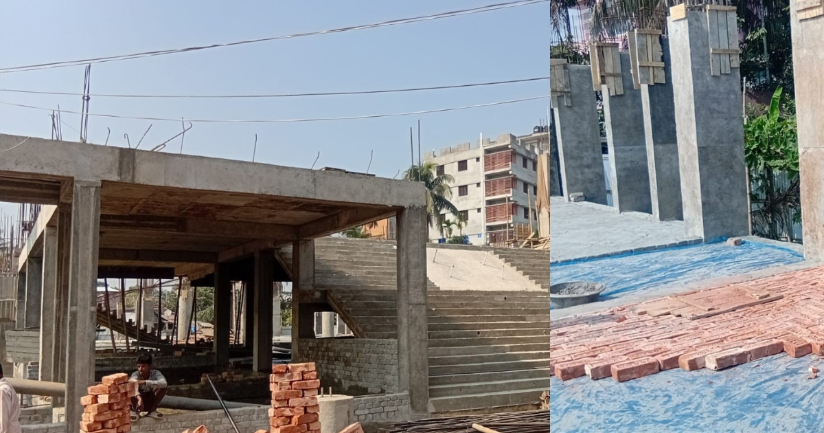 আট বছরেও শেষ হয়নি আমতলী মডেল মসজিদের নির্মাণ