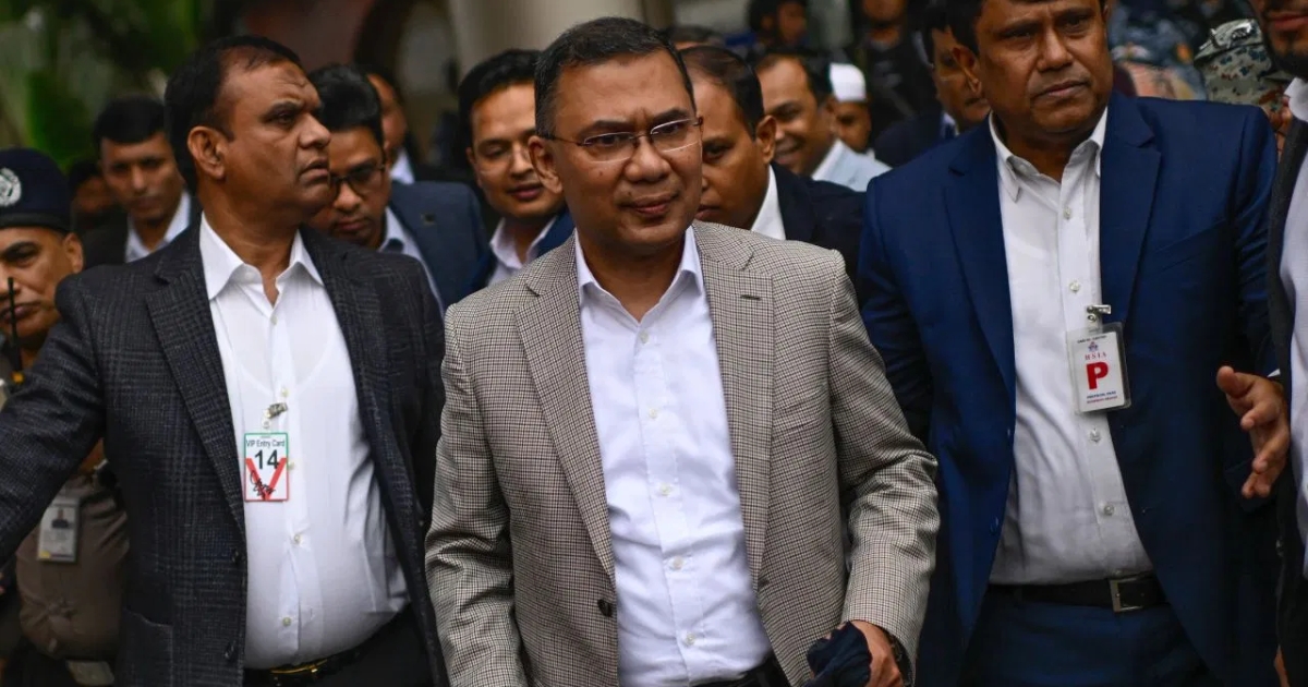 সংসদ নির্বাচন উপলক্ষে জনসভা করতে চট্টগ্রামে যাচ্ছেন তারেক রহমান