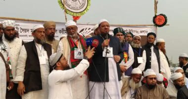 আমাদেরকে ধোঁকা দিয়ে প্রতারিত করে ক্ষমতায় যাওয়ার যে স্বপ্ন দেখেছে, সেই রঙিন স্বপ্ন পূরণ হবে না : চরমোনাই পীর