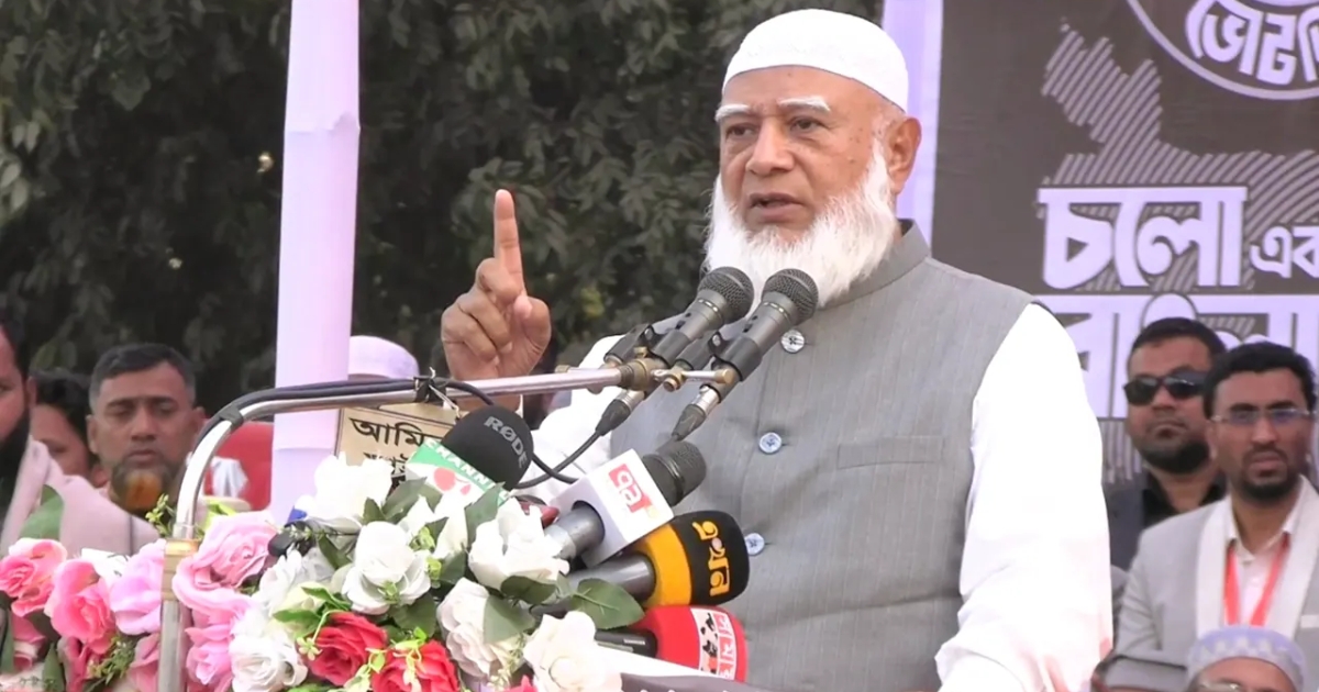 ‘ধর্ম চাপিয়ে দেওয়ার বিষয় নয়, আমরা ইরান-পাকিস্তান নয়, গর্বের বাংলাদেশ বানাতে চাই’ : জামায়াত আমির