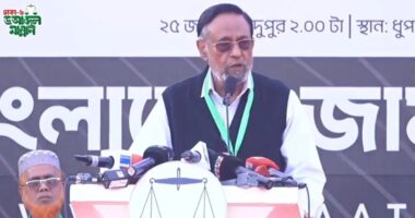 মোদির সেবাদাসদের হাত থেকে বাংলাদেশকে চিরকালের জন্য মুক্ত করতে ১১ দলের প্রার্থীদের বিজয়ী করুণ : কর্ণেল অলি