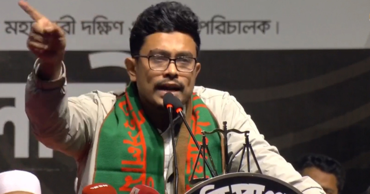 ‘হ্যাঁ’ এর জয়ের মধ্যদিয়ে ৫৪ বছরের সব মাফিয়াতন্ত্র নিপাত যাবে : সাদিক কায়েম
