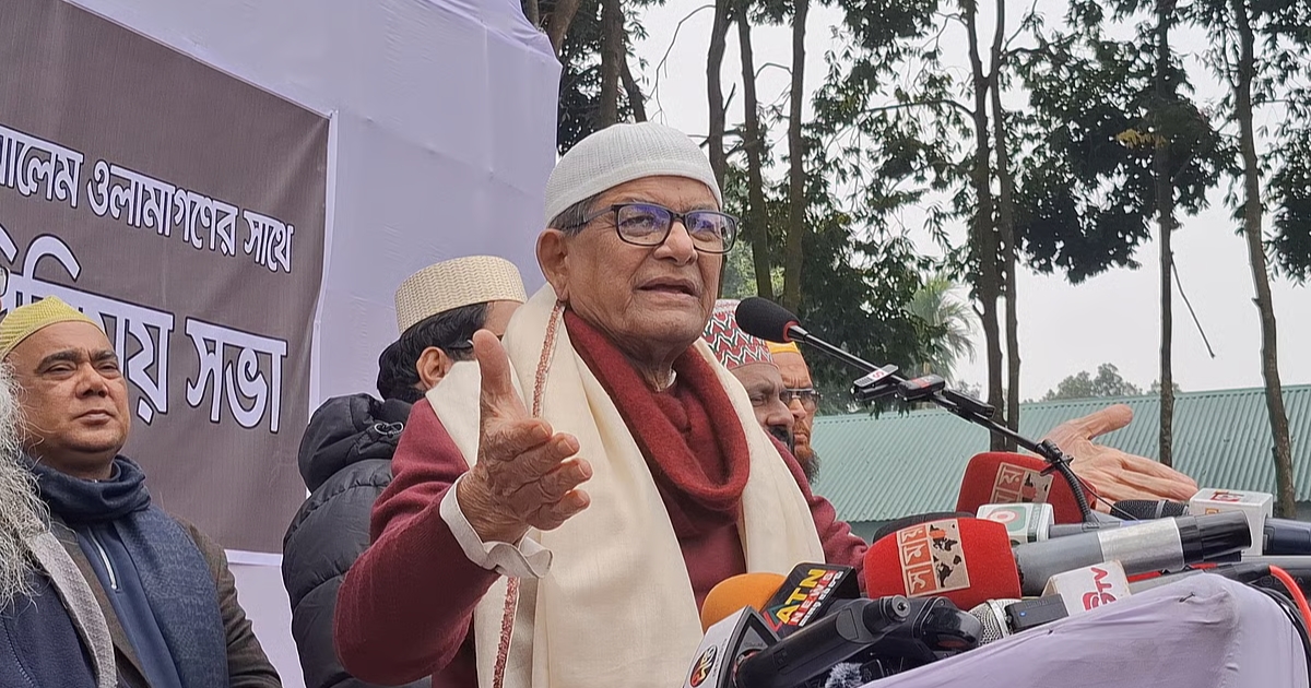 হাসিনা আপনাদের ফেলে ভারতে চলে গেছে, আমাদের বিপদে ফেলে গেছে : মির্জা ফখরুল