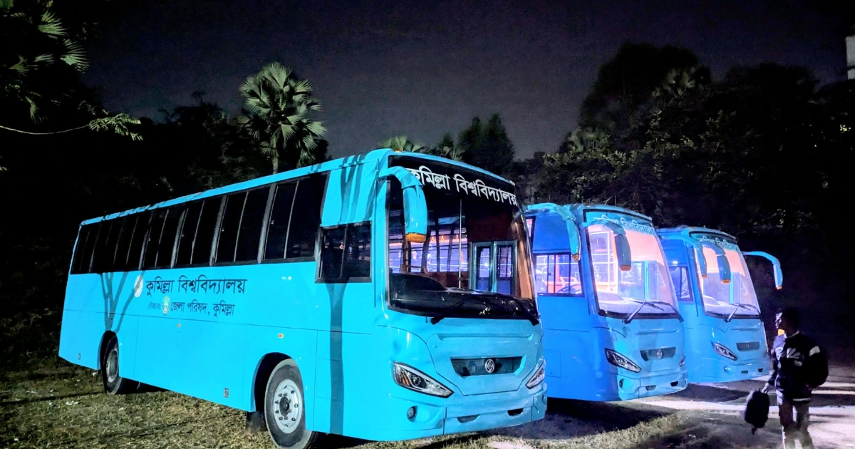 কুবিতে যুক্ত হলো নতুন তিনটি বাস