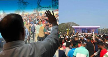 ময়মনসিংহে পৌঁছেছেন তারেক রহমান, নেতাকর্মীদের উচ্ছ্বাস