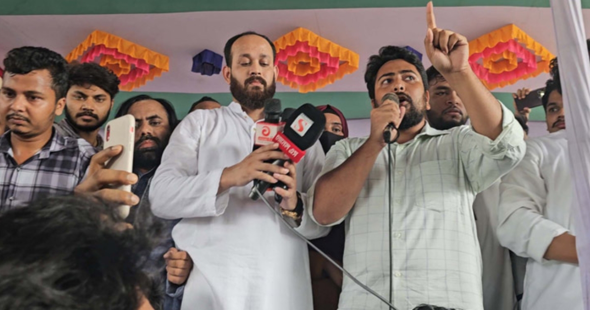 জনগণ ১২ ফেব্রুয়ারি নির্ধারণ করবে, কে বেয়াদব আর কে গ্যাংস্টার : নাহিদ ইসলাম