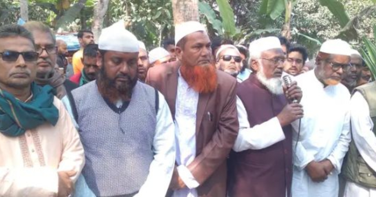 নাটোরে নিষিদ্ধ ঘোষিত আ’লীগ নেতা ও সাবেক মেয়র এর জানাজায় বিএনপি ও জামায়াত একসাথে