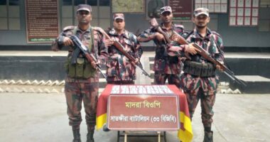 সাতক্ষীরা সীমান্তে বিজিবির অভিযানে এক লক্ষাধিক টাকার ভারতীয় ওষুধ জব্দ