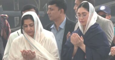 খালেদা জিয়ার কবর জিয়ারত করলেন নাতনি জাইমা, সৈয়দা শর্মিলা রহমান ও পরিবারের সদস্যরা