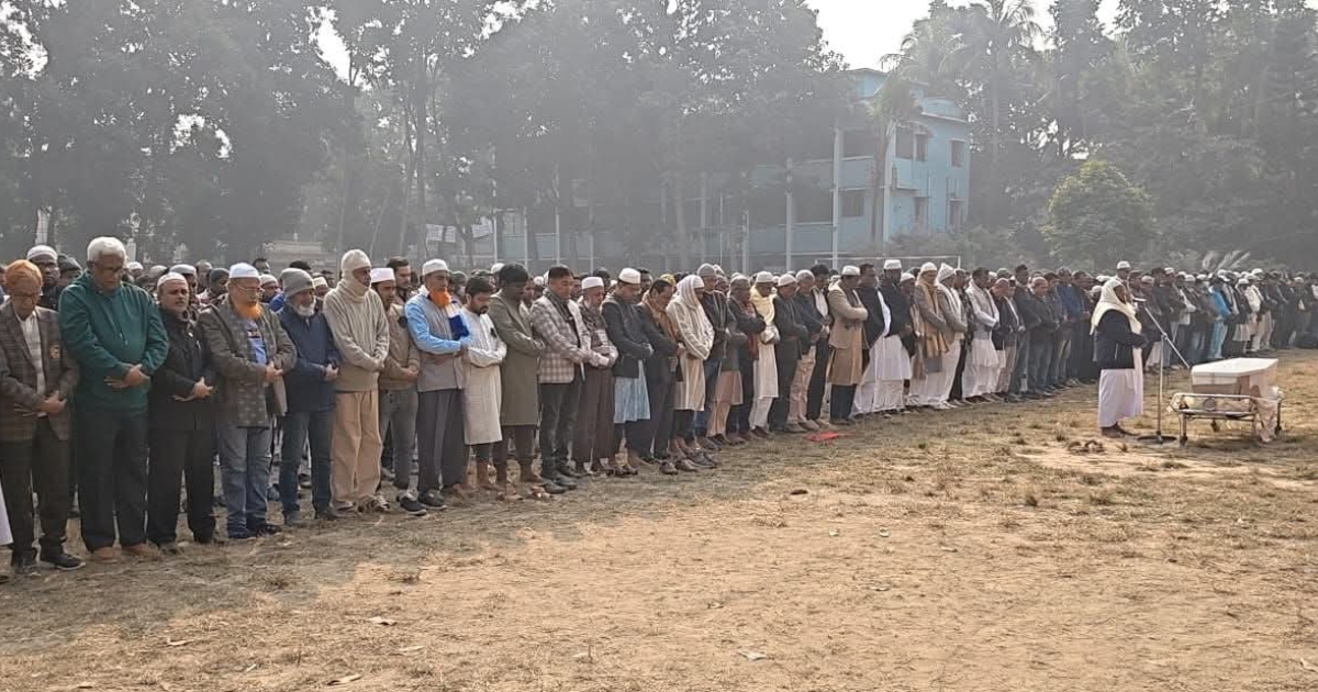 সেতু এনজিও -এর প্রতিষ্ঠাতা ও নির্বাহী পরিচালক মির্জা সাহাদত হোসেনের দাফন সম্পন্ন