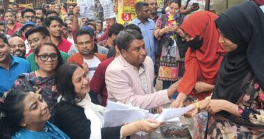 তারেক রহমানের নির্বাচনী প্রচারে কোকোর স্ত্রী শর্মিলা রহমান