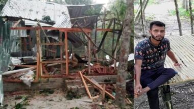 শরীয়তপুরে বোমা বিস্ফোরণে উড়ে গেল বসতঘর, যুবক নিহত