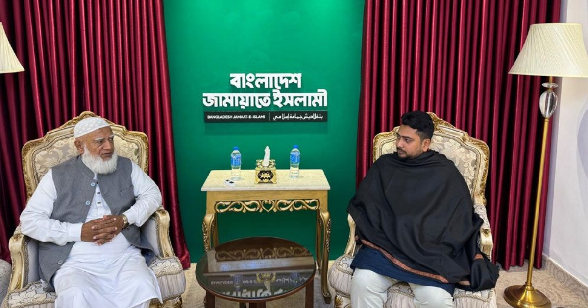 জামায়াত আমিরের সঙ্গে নাহিদ ইসলামের বিশেষ সাক্ষাৎ