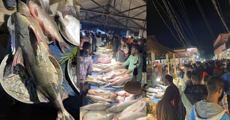 পৌষ সংক্রান্তিতে বসেছে ঐতিহ্যবাহী মাছের মেলা