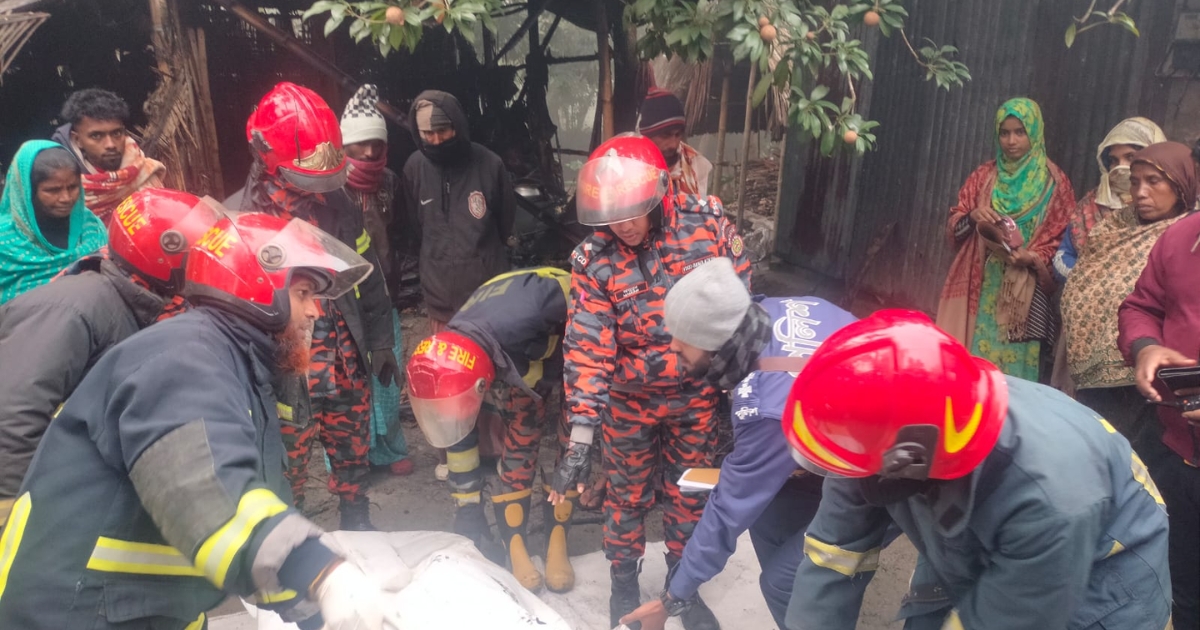 বাগেরহাটে আগুনে পুড়ে বৃদ্ধার করুণ মৃত্যু