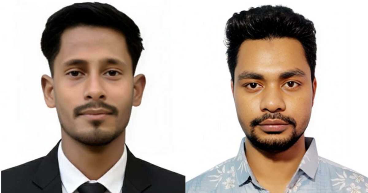 কবি নজরুল কলেজ দিনাজপুর জেলা ছাত্রকল্যাণ পরিষদের সভাপতি বরকত ও সম্পাদক মুরাদ