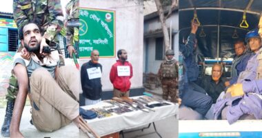 রায়পুরায় যৌথবাহিনীর কম্বিং অপারেশন অগ্নেয়াস্ত্র উদ্ধার সহ ২ সন্ত্রাসী আটক