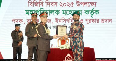 রৌমারী সিমান্তের অবদানে জামালপুর ব্যাটালিয়ন ৩৫ বিজিবি এর গর্ব নায়েক কাউছার মিয়া