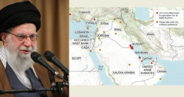 সৌদি-কাতার-আমিরাত-তুরস্কের আমেরিকার ঘাঁটিতে হা/ম/লা চালাবে ইরান