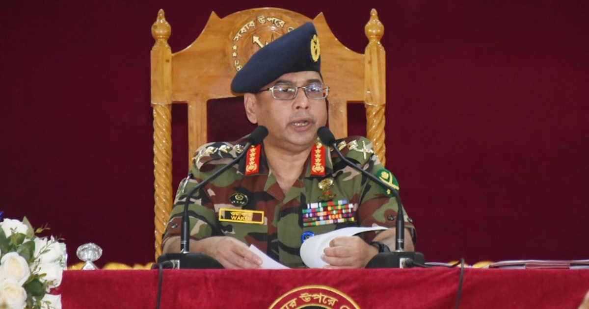 নির্বাচন না হওয়ার কোনো সুযোগ নেই, সবাই আন্তরিকভাবে কাজ করছি : সেনাপ্রধান