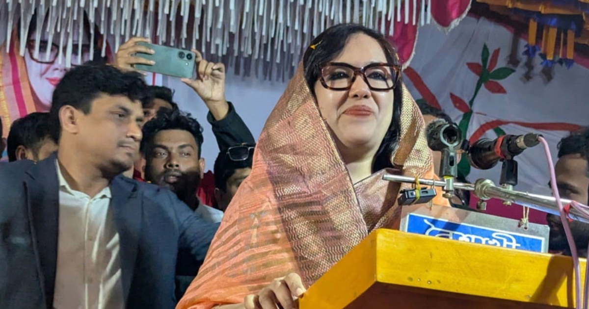 ৩০ ভাগ মানুষ মার্কা নয়, প্রার্থী দেখে ভোট দেবে : রুমিন ফারহানা