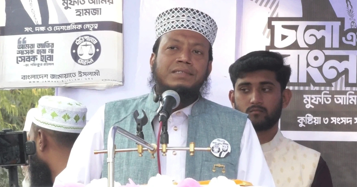 নির্বাচন অস্ট্রেলিয়া-উগান্ডা ক্রিকেট ম্যাচের মতো হবে : আমির হামজা