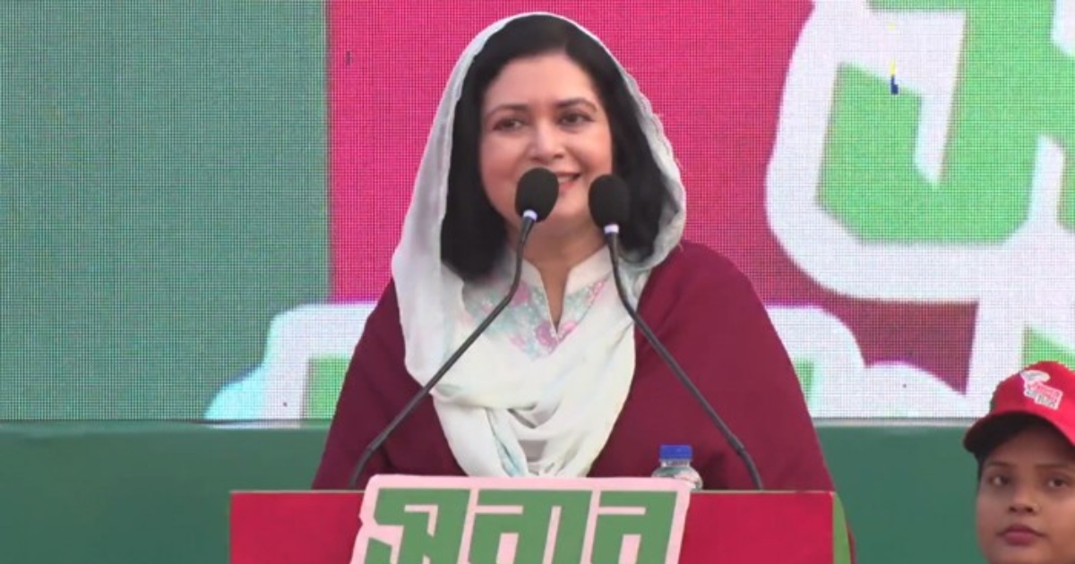 এমন দেশ উপহার দিতে চাই, যেখানে নেতার আগে জনতা : ডা. জুবাইদা রহমান