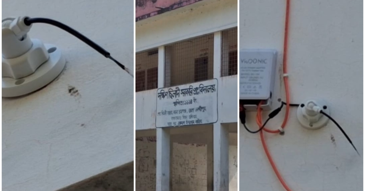 নির্বাচনী ভোটকেন্দ্র থেকে সিসি ক্যামেরা চুরি