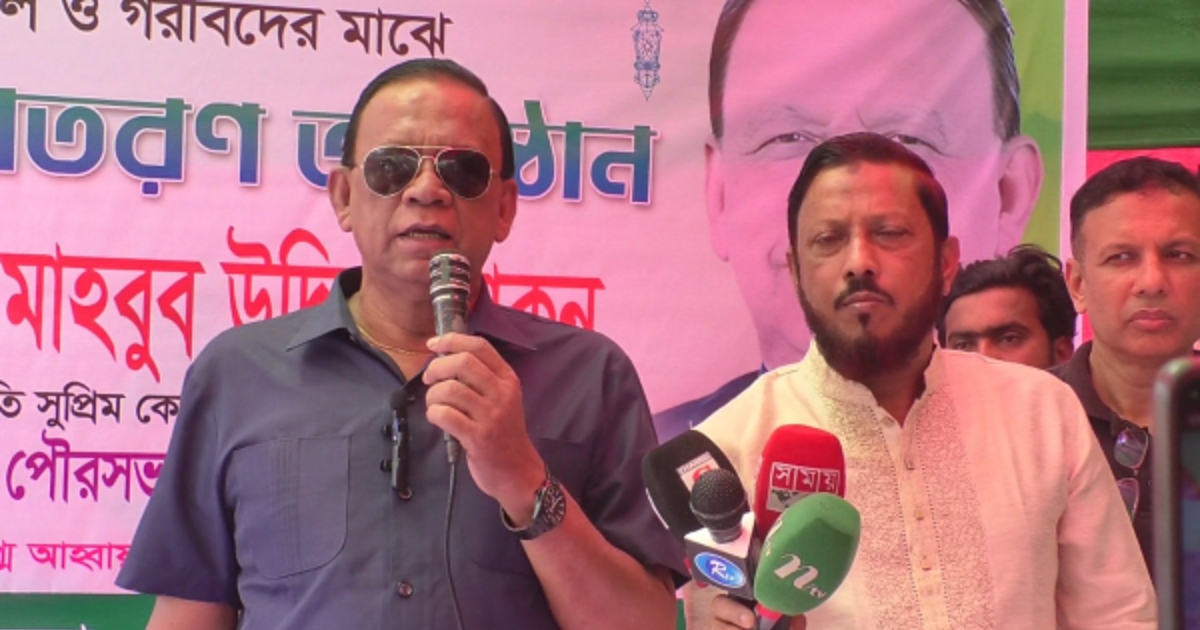 বিএনপি যারা করে, তারা দেশকে মায়ের মতো দেখে : ব্যারিস্টার খোকন