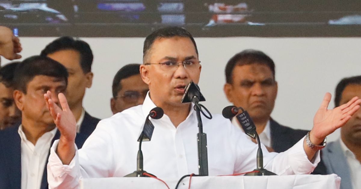 ‘বিএনপিকে সুযোগ দিন, দেশ গড়তে চাই’ : তারেক রহমান