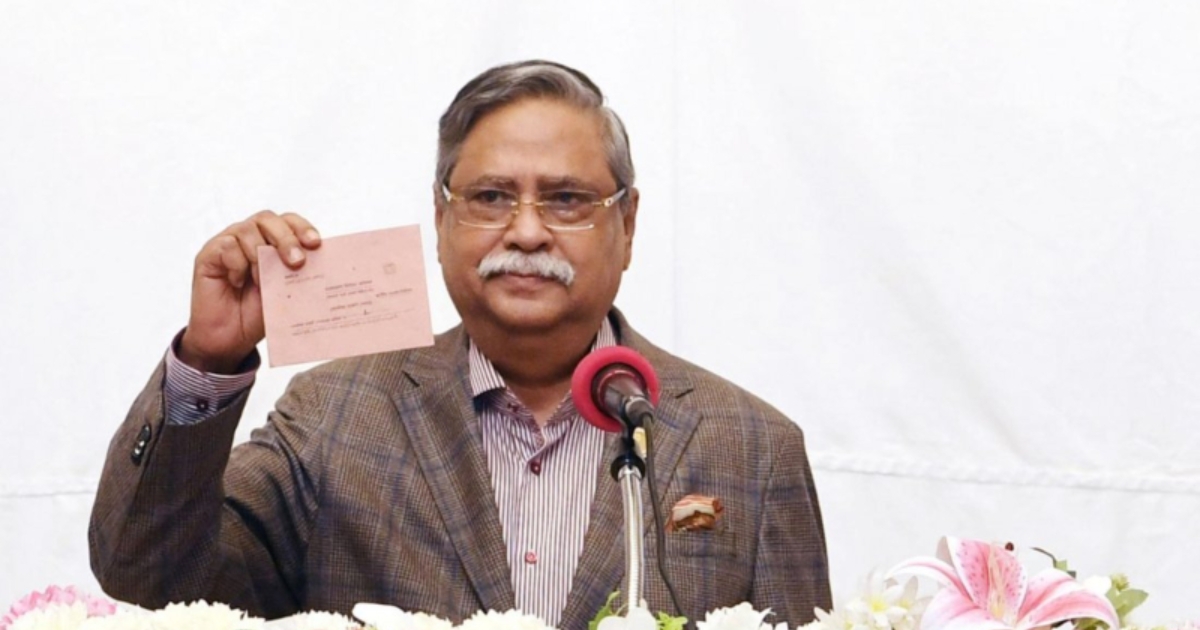 পোস্টাল ব্যালটে ভোট দিলেন রাষ্ট্রপতি মো. সাহাবুদ্দিন