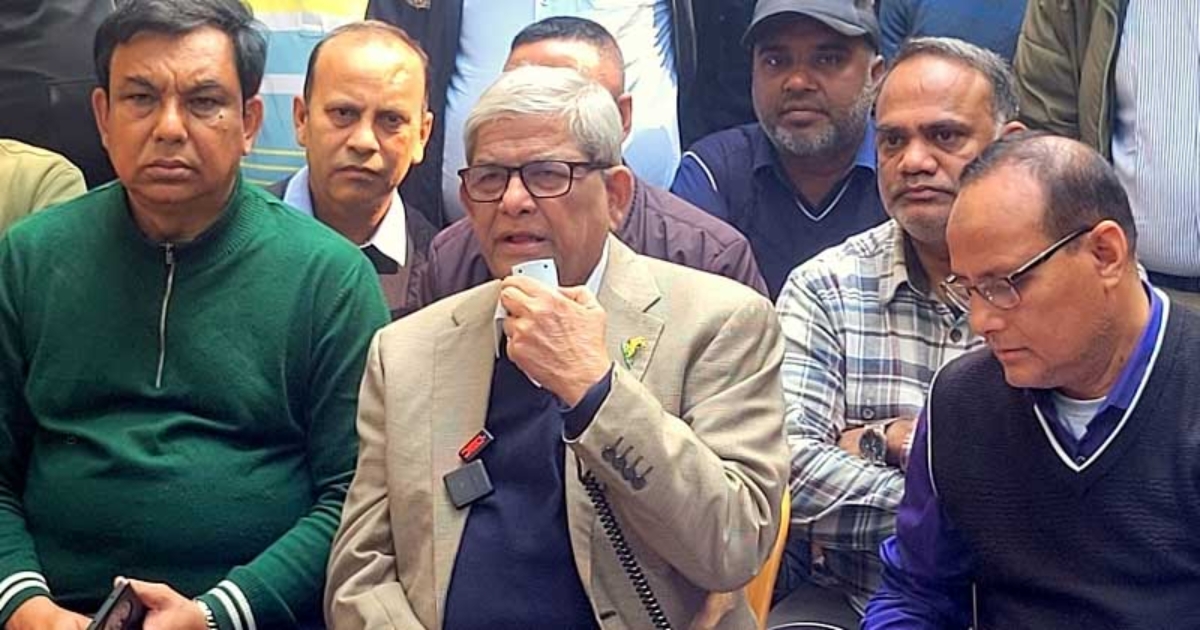 জামায়াত খুব কৌশলী দল তবে আমি জনগণকে বোকা ভাবি না : মির্জা ফখরুল