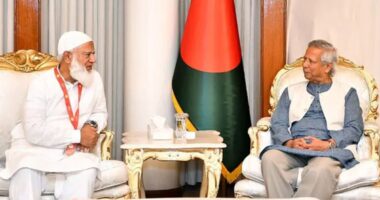 জামায়াত আমিরকে ধন্যবাদ জানালেন প্রধান উপদেষ্টা