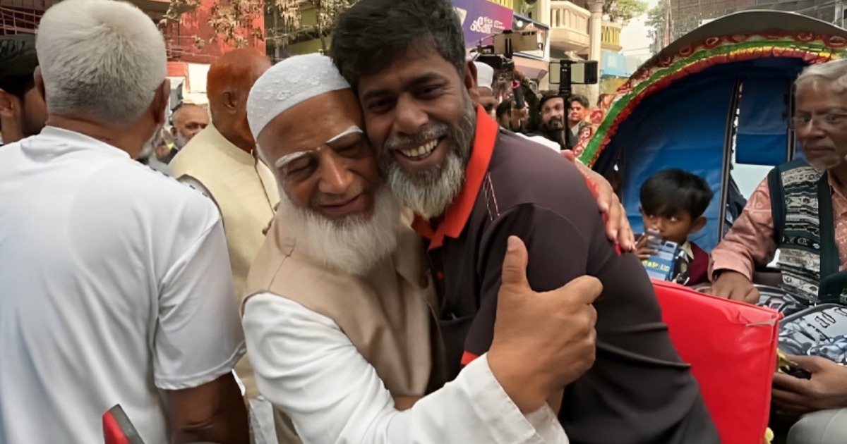 প্রচারণায় অংশ নেওয়া রিকশা চালকের মৃত্যু, পরিবারের পাশে জামায়াত আমির