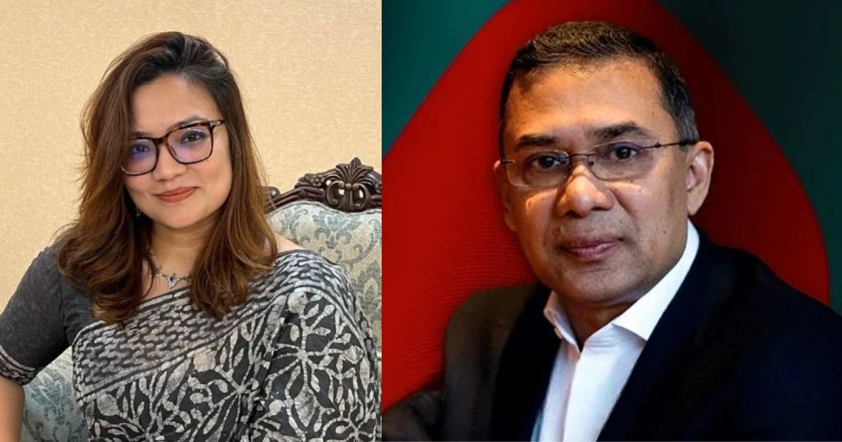 “প্রিয় তারেক রহমান, এটা কি আপনাদের ‘নারীবান্ধব এবং নিরাপদ’ বাংলাদেশ ?” : ঢাবি শিক্ষক মোনামি