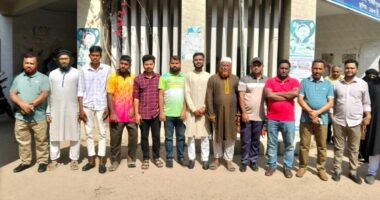 হাসপাতালে এম্বুলেন্স সিন্ডিকেট ও দালালমুক্ত করার দাবীতে স্মারকলিপি প্রদান