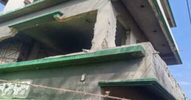 সকালে তারাকান্দা আ'লীগের কার্যালয়ে পতাকা উত্তোলন , আবার রাতে ১১ দলীয় জোট পুনঃরায় দেয় আগুন