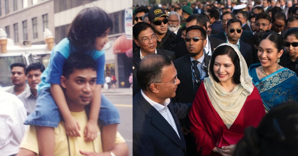 বাবা তারেক রহমানকে নিয়ে জাইমার আবেগঘন পোস্ট