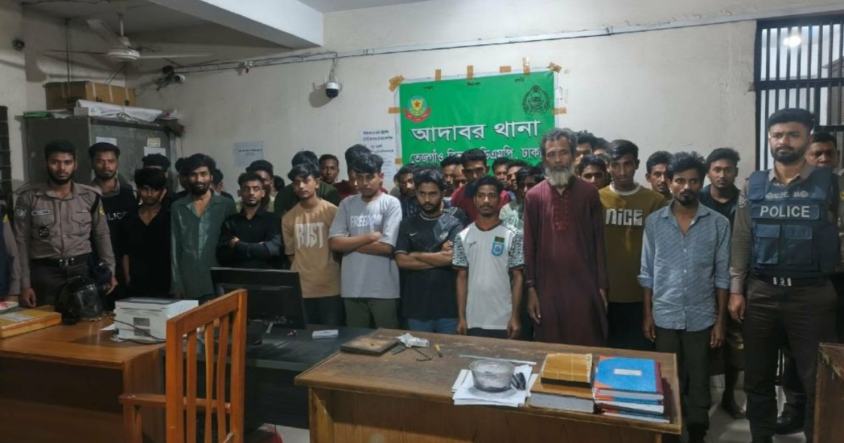 মোহাম্মদপুর-আদাবরে বিশেষ অভিযানে আটক ১০০